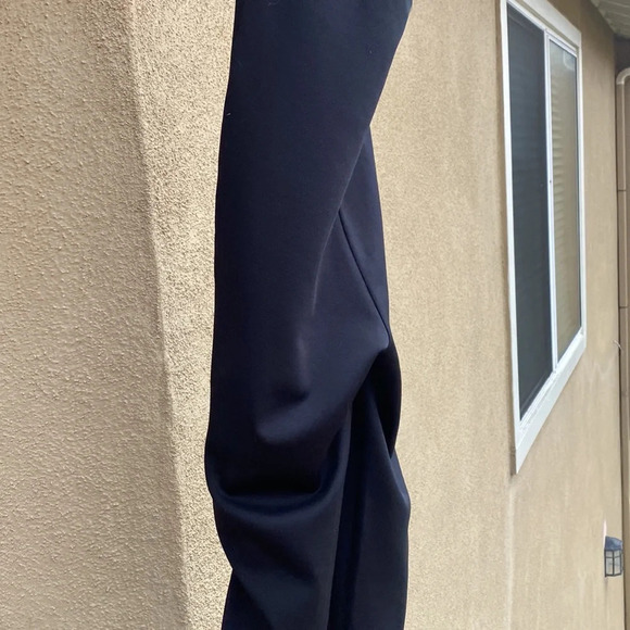 Halter black sleeveless jumpsuit - Picture 9 of 9